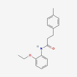 molecular formula C18H21NO2 B5360065 N-(2-ethoxyphenyl)-3-(4-methylphenyl)propanamide 