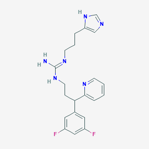 N(1)-(3-(3,5-Difluorophenyl)-3-pyridine-2-ylpropyl)-N(2)-(3-(1H-imidazol-4-yl)propyl)guanidine