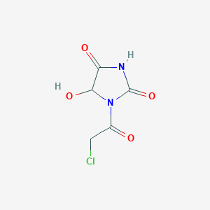 1-(2-Chloroacetyl)-5-hydroxyimidazolidine-2,4-dione