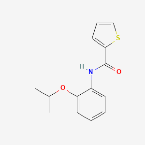 molecular formula C14H15NO2S B5361577 N-(2-isopropoxyphenyl)-2-thiophenecarboxamide 