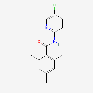 molecular formula C15H15ClN2O B5362616 N-(5-chloropyridin-2-yl)-2,4,6-trimethylbenzamide 