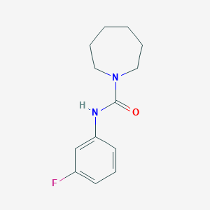 molecular formula C13H17FN2O B5362768 N-(3-fluorophenyl)azepane-1-carboxamide 