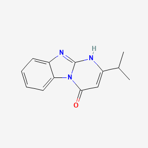 molecular formula C13H13N3O B5363434 2-isopropylpyrimido[1,2-a]benzimidazol-4(1H)-one 