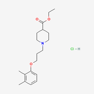 molecular formula C19H30ClNO3 B5364170 Ethyl 1-[3-(2,3-dimethylphenoxy)propyl]piperidine-4-carboxylate;hydrochloride 