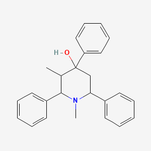 molecular formula C25H27NO B5364236 1,3-Dimethyl-2,4,6-triphenyl-piperidin-4-ol 