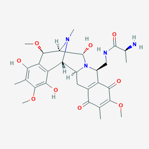 molecular formula C29H38N4O9 B053643 Saframycin Mx1 CAS No. 113036-78-5
