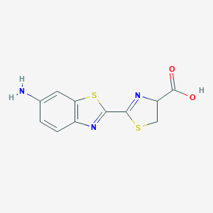 2-(6-Amino-1,3-benzothiazol-2-yl)-4,5-dihydro-1,3-thiazole-4-carboxylic acid