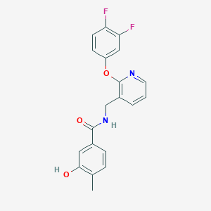 molecular formula C20H16F2N2O3 B5364400 N-{[2-(3,4-difluorophenoxy)pyridin-3-yl]methyl}-3-hydroxy-4-methylbenzamide 