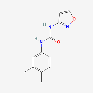 molecular formula C12H13N3O2 B5364459 1-(3,4-Dimethylphenyl)-3-(1,2-oxazol-3-yl)urea 
