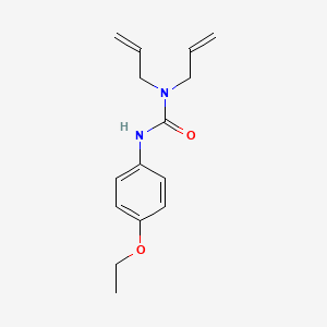 molecular formula C15H20N2O2 B5364464 N,N-diallyl-N'-(4-ethoxyphenyl)urea 