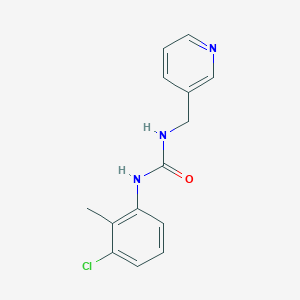molecular formula C14H14ClN3O B5364581 N-(3-CHLORO-2-METHYLPHENYL)-N'-(3-PYRIDYLMETHYL)UREA 