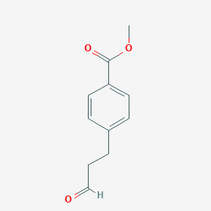 molecular formula C11H12O3 B053648 Methyl 4-(3-oxopropyl)benzoate CAS No. 113100-81-5