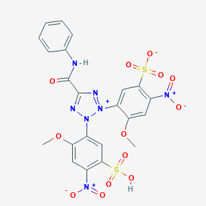 2,3-bis(2-methoxy-4-nitro-5-sulfophenyl)-5-((phenylamino)carbonyl)-2H-tetrazolium hydroxide