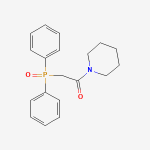 molecular formula C19H22NO2P B5365058 1-[(diphenylphosphoryl)acetyl]piperidine 