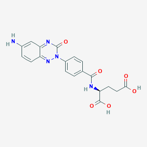 N-(4-(3-Oxo-6-amino-2,3-dihydro-1,2,4-benzotriazin-2-yl)benzoyl)glutamic acid