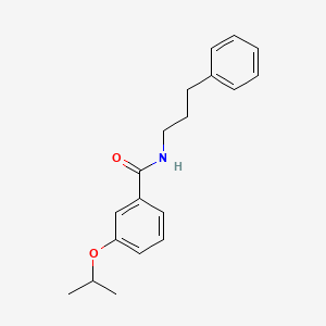 molecular formula C19H23NO2 B5366438 N-(3-phenylpropyl)-3-(propan-2-yloxy)benzamide 