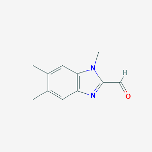 1,5,6-Trimethylbenzimidazole-2-carbaldehyde
