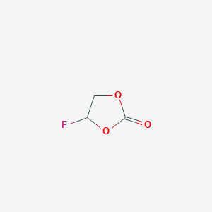 molecular formula C3H3FO3 B053678 4-Fluoro-1,3-dioxolan-2-one CAS No. 114435-02-8