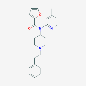 N-(2-(4-Methylpyridinyl))-N-(1-phenethyl-4-piperidinyl)-2-furamide
