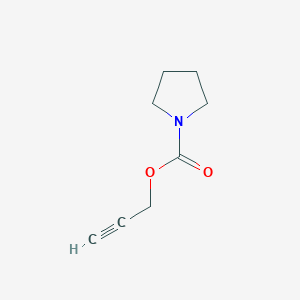 molecular formula C8H11NO2 B053707 Prop-2-yn-1-yl pyrrolidine-1-carboxylate CAS No. 123477-57-6