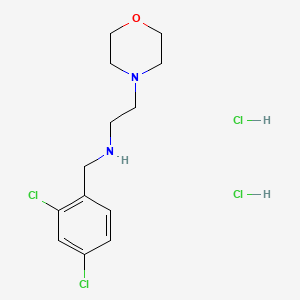 molecular formula C13H20Cl4N2O B5371170 N-[(2,4-dichlorophenyl)methyl]-2-morpholin-4-ylethanamine;dihydrochloride 