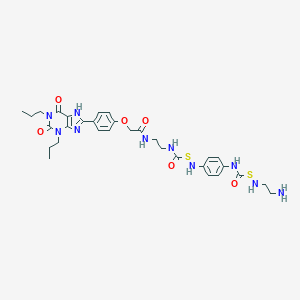 molecular formula C31H42N10O4S2 B053715 ED-p-Ditc-xac CAS No. 119305-44-1