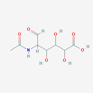 molecular formula C8H13NO7 B053723 D-Glucuronic acid, 2-(acetylamino)-2-deoxy- CAS No. 34047-66-0