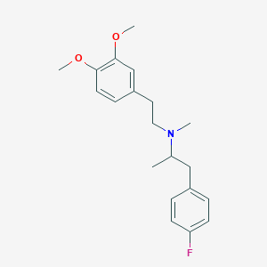 molecular formula C20H26FNO2 B5373250 N-[2-(3,4-dimethoxyphenyl)ethyl]-1-(4-fluorophenyl)-N-methylpropan-2-amine 