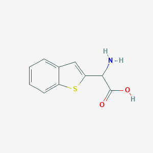 2-Amino-2-(1-benzothiophen-2-yl)acetic acid