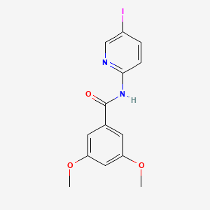 molecular formula C14H13IN2O3 B5373608 N-(5-iodopyridin-2-yl)-3,5-dimethoxybenzamide 