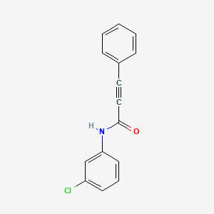 molecular formula C15H10ClNO B5373887 N-(3-chlorophenyl)-3-phenylprop-2-ynamide 