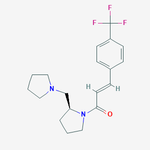 molecular formula C19H23F3N2O B537413 Unii-H55rrh6H7K 