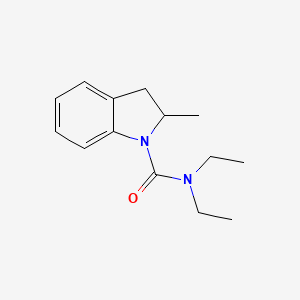 molecular formula C14H20N2O B5374869 N,N-diethyl-2-methyl-2,3-dihydro-1H-indole-1-carboxamide 