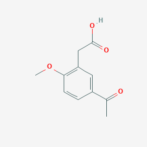 (5-Acetyl-2-methoxyphenyl)acetic acid