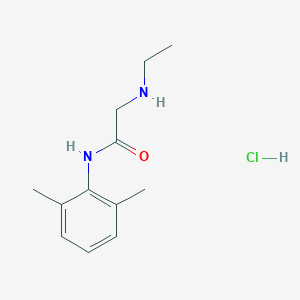 molecular formula C12H19ClN2O B537517 Norlidocaine Hydrochloride CAS No. 7729-94-4