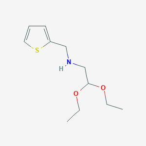 2,2-diethoxy-N-(thiophen-2-ylmethyl)ethanamine