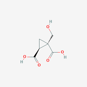 (1R,2S)-1-(Hydroxymethyl)cyclopropane-1,2-dicarboxylic acid