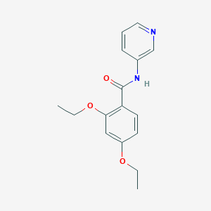 molecular formula C16H18N2O3 B5376419 2,4-DIETHOXY-N-(3-PYRIDINYL)BENZAMIDE 