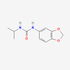 molecular formula C11H14N2O3 B5377145 1-(1,3-Benzodioxol-5-yl)-3-propan-2-ylurea 