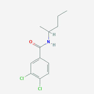 molecular formula C12H15Cl2NO B537722 NSC 405020 CAS No. 7497-07-6