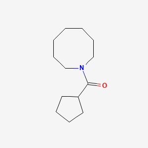 molecular formula C13H23NO B5377671 Azocan-1-yl(cyclopentyl)methanone 