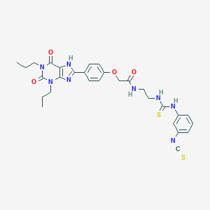 8-(4-(((((2-((((3-Isothiocyanatophenyl)amino)(thiocarbonyl))amino)ethyl)amino)carbonyl)methyl)oxy)phenyl)-1,3-dipropylxanthine