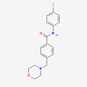 molecular formula C18H19IN2O2 B5378075 HIF-1 inhibitor-4 