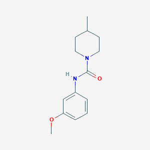 molecular formula C14H20N2O2 B5378844 N-(3-methoxyphenyl)-4-methylpiperidine-1-carboxamide 
