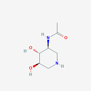 5-Acetamido-3,4-piperidinediol