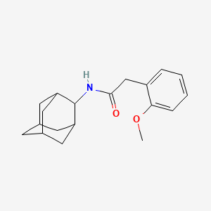 molecular formula C19H25NO2 B5379845 N-(ADAMANTAN-2-YL)-2-(2-METHOXYPHENYL)ACETAMIDE 