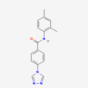 molecular formula C17H16N4O B5380553 N-(2,4-dimethylphenyl)-4-(1,2,4-triazol-4-yl)benzamide 