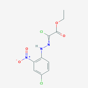 Ethyl 2-chloro-2-[(4-chloro-2-nitrophenyl)hydrazinylidene]acetate