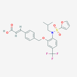 molecular formula C25H24F3NO6S B538136 ONO-8713 