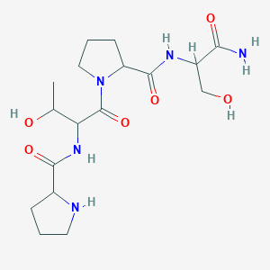 molecular formula C17H29N5O6 B053814 Pro-Thr-Pro-Ser amide CAS No. 121269-85-0